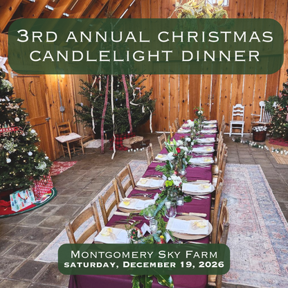 3rd Annual Christmas Candlelight Dinner | Saturday, December 19, 2026