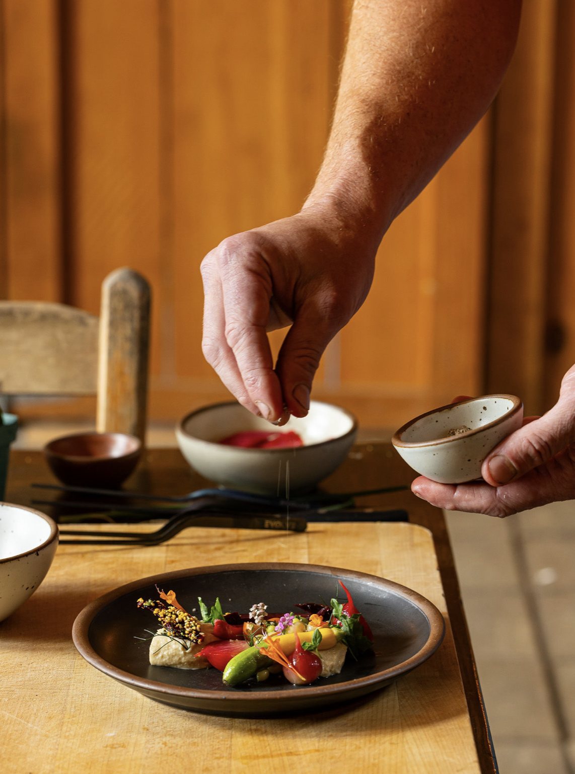 chef plating