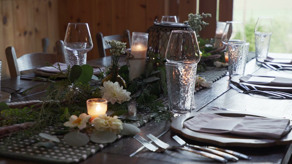 table setting poster