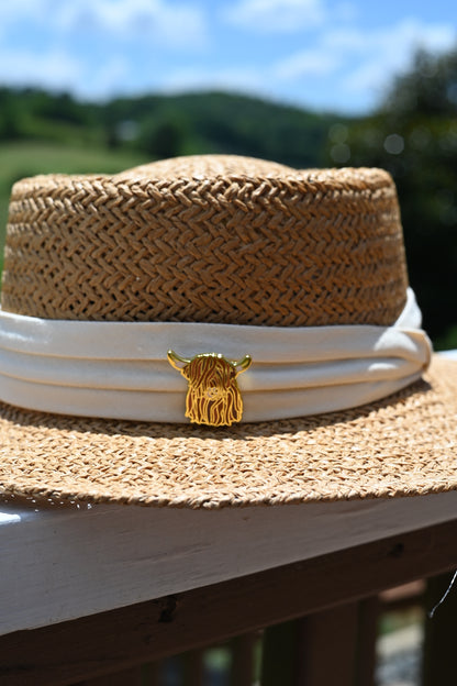 Highland Cow Pin